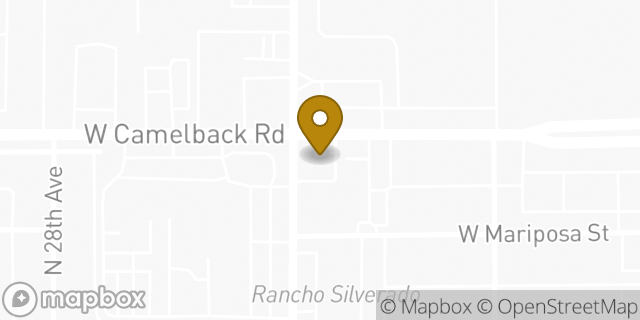 Map showing the location of McDonald's in Phoenix, AZ 85017