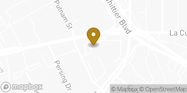 Map showing the location of Subway in Whittier, CA 90602