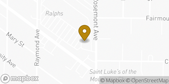 Map showing the location of The UPS Store in La Crescenta, CA 91214