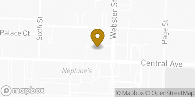Map showing the location of Amazon Locker - Mezozoic in Alameda, CA 94501
