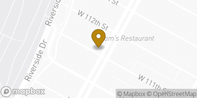 Map showing the location of Citi ATM in New York, NY 10025