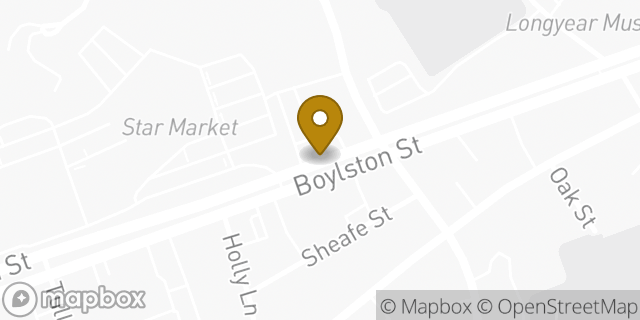 Map showing the location of ATM CVS in Chestnut Hill, MA