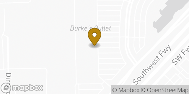 Map showing the location of Amazon Locker - Blanketing in Stafford, TX 77477