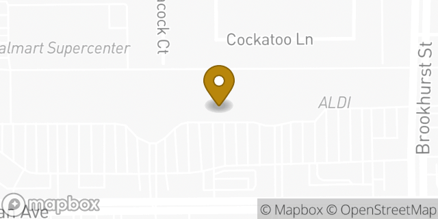 Map showing the location of Amazon Locker - Honour in Garden Grove, CA 92841