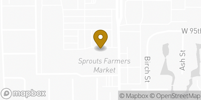 Map showing the location of Sprouts Farmers Market in Overland Park, KS 66207