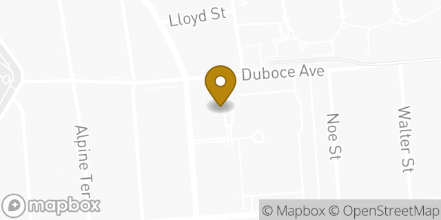 Map showing the location of Walgreens Pharmacy in San Francisco, CA 94114
