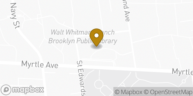 Map showing the location of Amazon Locker - Chateau in Brooklyn, NY 11205