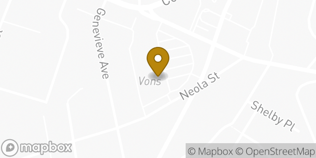 Map showing the location of Vons in Los Angeles, CA 90041