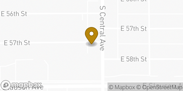 Map showing the location of Subway in Los Angeles, CA 90011