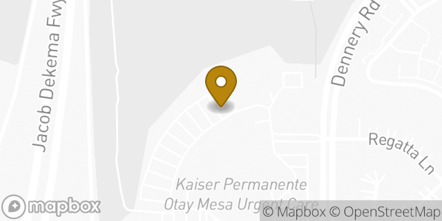 Map showing the location of Kaiser Permanente Medical Care: Flynn Jr Vincent J MD in San Diego, CA 92154