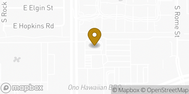 Map showing the location of McDonald's in Gilbert, AZ 85295