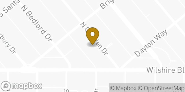 Map showing the location of Equinox Beverly Hills in Beverly Hills, CA 90210