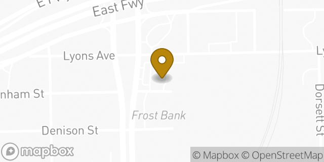 Map showing the location of Subway in Houston, TX 77020