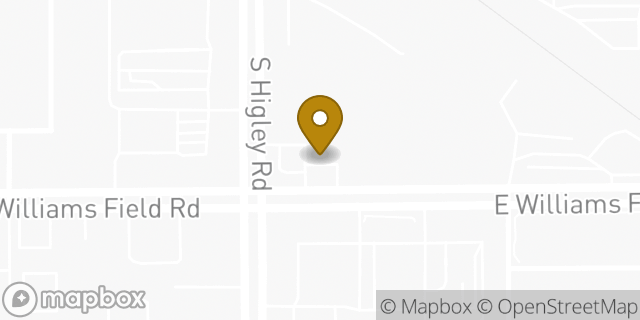 Map showing the location of Amazon Locker - Gravy in Gilbert, AZ 85295