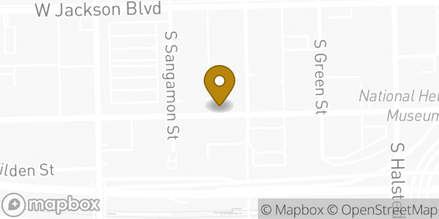 Map showing the location of The UPS Store in Chicago, IL 60607