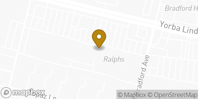 Map showing the location of The UPS Store in Fullerton, CA 92831