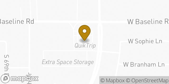 Map showing the location of QuikTrip in Phoenix, AZ 85339