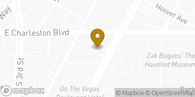 Map showing the location of 7-Eleven in Las Vegas, NV 89104