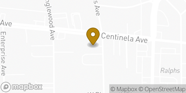 Map showing the location of Amazon Locker - Dingo in Inglewood, CA 90302