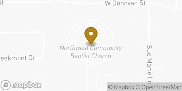 Map showing the location of Community of Faith in Houston, TX 77018