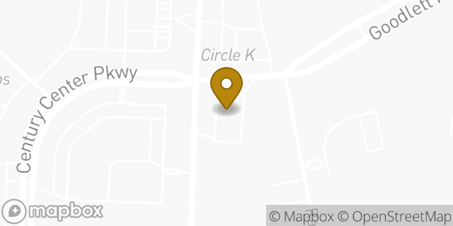 Map showing the location of Subway in Memphis, TN 38134