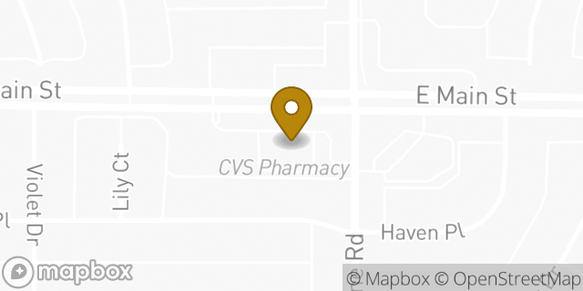 Map showing the location of CVS ATM in Allen, TX 75002