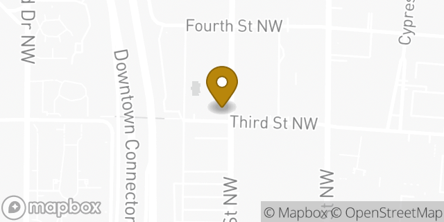 Map showing the location of Chase Bank in Atlanta, GA 30308