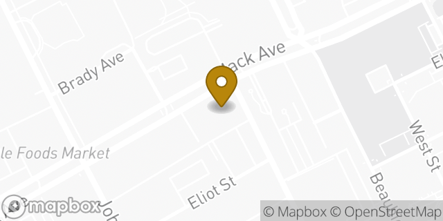 Map showing the location of Midtown KinderCare in Detroit, MI 48201