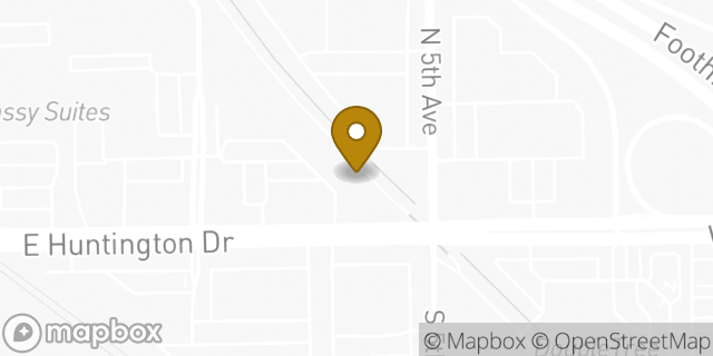 Map showing the location of Subway in Arcadia, CA 91006