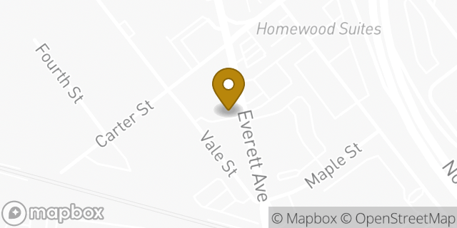 Map showing the location of Dunkin' in Chelsea, MA 02150