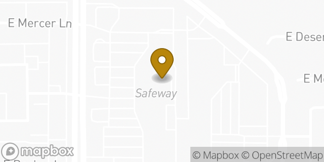Map showing the location of Safeway in Scottsdale, AZ 85254