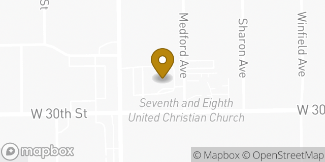 Map showing the location of ATM Walgreens in Indianapolis, IN 46222