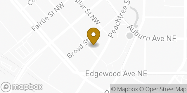 Map showing the location of Chase ATM in Atlanta, GA 30303