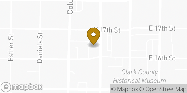 Map showing the location of Chipotle Mexican Grill in Vancouver, WA 98660