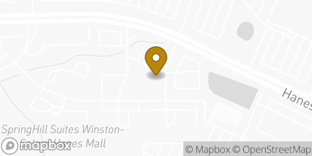 Map showing the location of Panera Bread in Winston-Salem, NC 27103