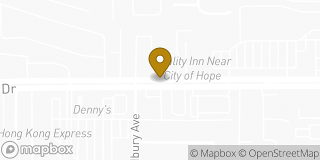 Map showing the location of Avis Car Rental in Monrovia, CA 91016