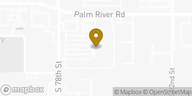 Map showing the location of Coinme in Tampa, FL 33619