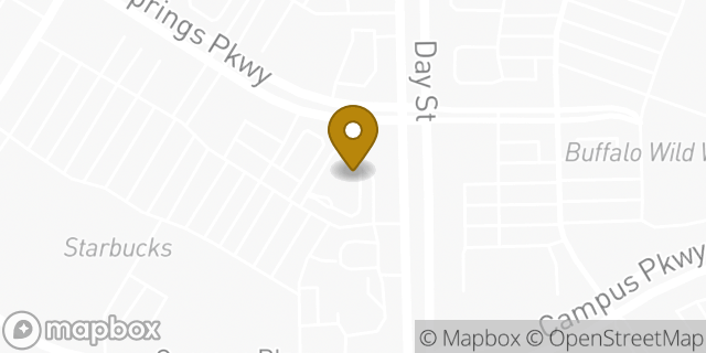 Map showing the location of McDonald's in Riverside, CA 92507