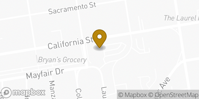 Map showing the location of UCSF at Laurel Heights Child Development Center in San Francisco, CA 94118