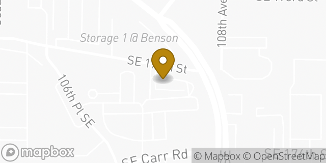 Map showing the location of McDonald's in Renton, WA 98055