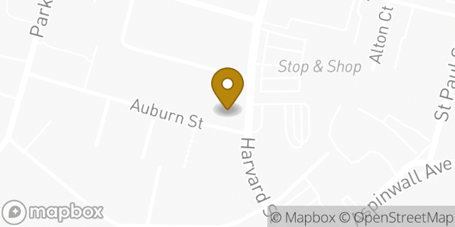 Map showing the location of Bright Horizons at Brookline in Brookline, MA 02446