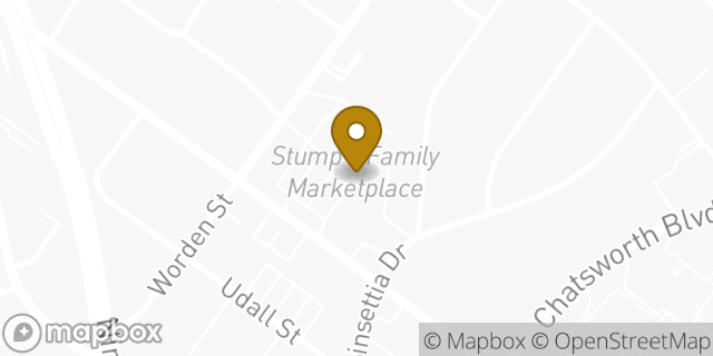 Map showing the location of Amazon Locker - Legging in Point Loma, CA 92107