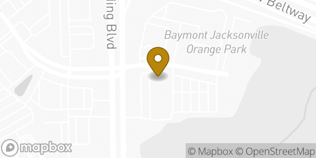 Map showing the location of Chipotle Mexican Grill in Jacksonville, FL 32244