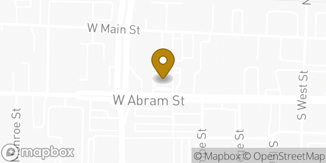 Map showing the location of McDonald's in Arlington, TX 76010