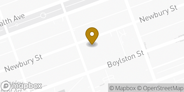 Map showing the location of Banana Republic in Boston, MA 02116