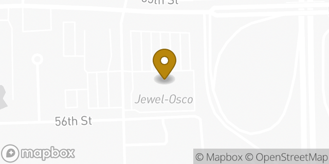 Map showing the location of Starbucks in Clarendon Hills, IL 60514