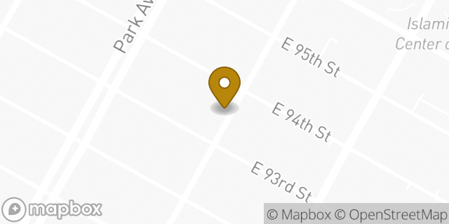 Map showing the location of Subway in New York, NY 10128