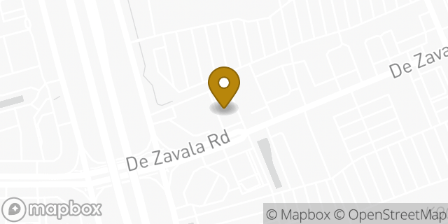 Map showing the location of McDonald's in San Antonio, TX 78249