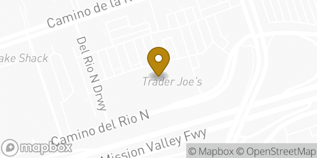 Map showing the location of Old Navy in San Diego, CA 92108