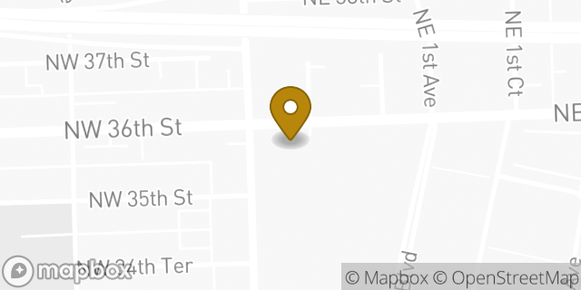 Map showing the location of Amazon Locker - Macrofossils in Miami, FL 33127